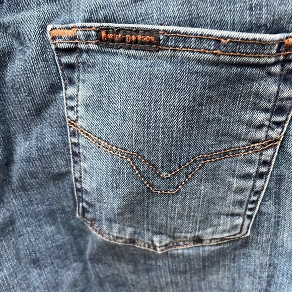 Harley-Davidson‎ Women's Straight Leg Jeans- Size 12P - Picture 3 of 8